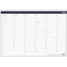 Väggkalender 2026 A3 Väggblad Elegant Svart Burde