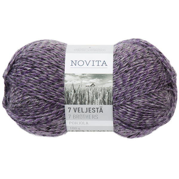 Novita 7 Bröder Norden Garn Ullmix 100 g, Salla 867