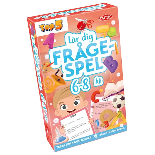 Frågespel 6-8 år Resespel Tactic