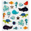 Stickers, havets dyr, 15x16,5 cm, 1 ark
