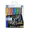 Tusj Metallic Pen 10 stk. Staedtler