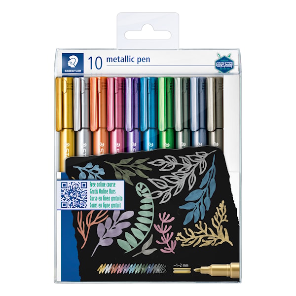 Metallic pennor 10-p Staedtler