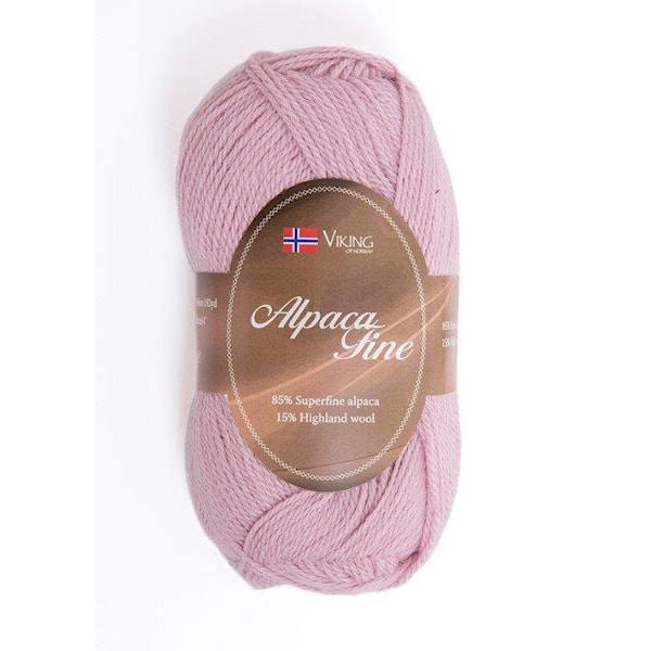 Viking of Norway Alpaca Fine 50 gr pastelliroosa