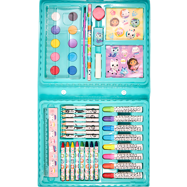 Gabby's Dollhouse Malesett 57 Deler -  Tusjer & Malersett - Plast