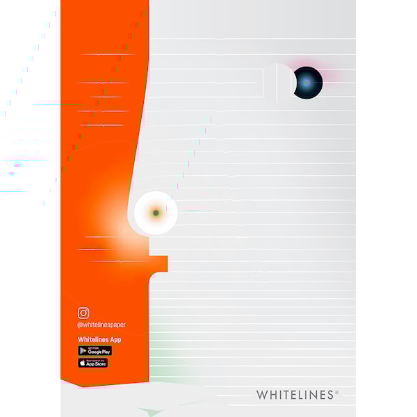 Notatblokk B5 linjert Whitelines