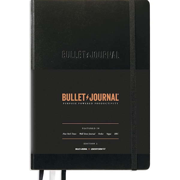 Bullet journal A5 Prikket Svart Leuchtturm1917