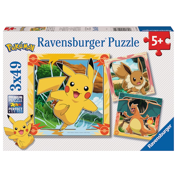 Pokémon 3x49p Ravensburger
