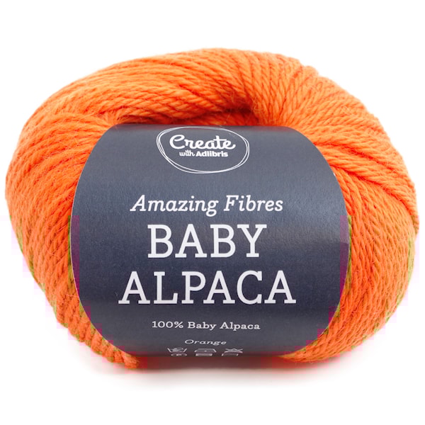 Adlibris Baby Alpaca 50g Orange A260