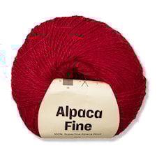 Alpaca Fine 50 g Red A319 Adlibris