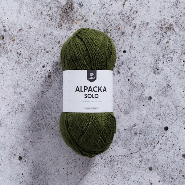 Alpacka Solo Garn 50 g Järbo