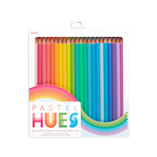 Pastel Hues Färgpennor i Pastellfärger, 24 st Ooly