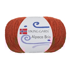Alpaca Bris 50 g Poltettu oranssi 353 Viking Garn