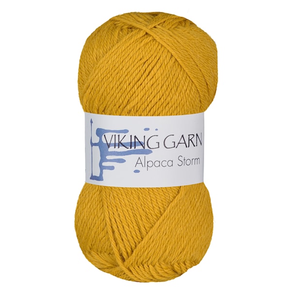 Alpaca Storm 50 g Gul 545 Viking Garn