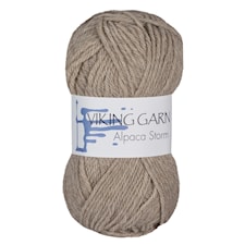 Alpaca Storm Garn Alpackamix 50 g Beige 507 Viking Garn