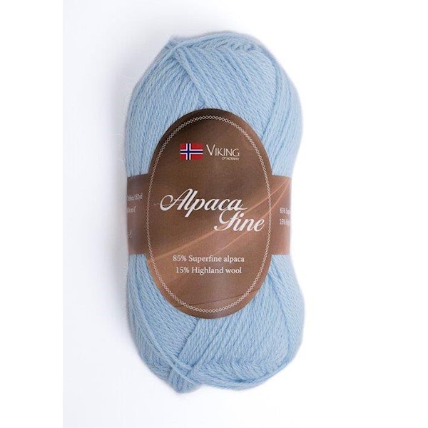 Viking of Norway Alpaca Fine 50 gr vaaleansininen