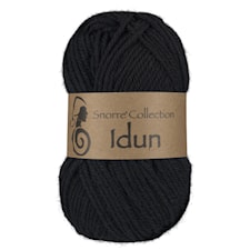 Idun Ull, Alpacka mix 50 gr svart 603, Viking Snorre