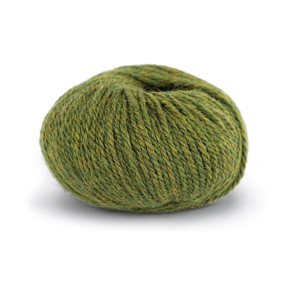 Knit At Home Chunky Alpaca Wool Ullmix 50 g Grønn Melert 623