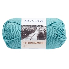 Novita Cotton Bamboopuuvillasekoitelanka 50 g mentoli 122