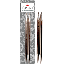 Ändstickor TWIST Lace 13cm 5,5mm