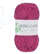 Vår Bomull 50 g Stark rosa 462 Viking Garn