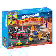 Adventtikalenteri, Palopelastus rakennustyömaalla, Playmobil (9486)