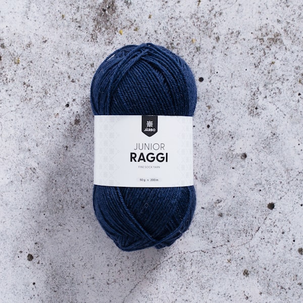 Junior Raggi Garn Ullmiks 50 g Midnight Blue Järbo