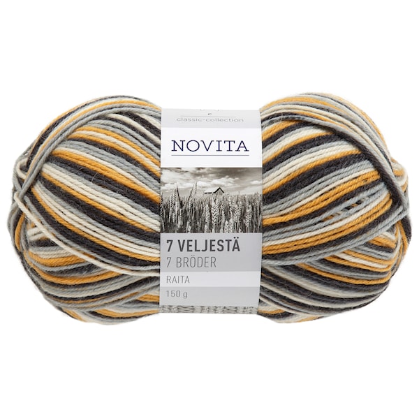 Novita 7 Bröder Raita Garn Ullmix 150 g, dyn 889