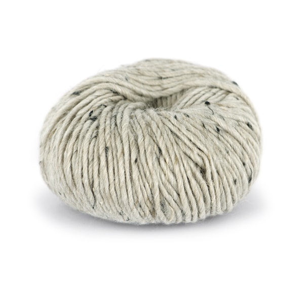 Du store Alpakka Tweed Garn Ullmix 50 g Natur 113