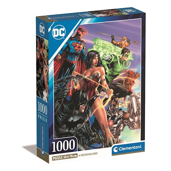 Puslespill 1000 brikker High Quality Collection DC Comics, Clementoni