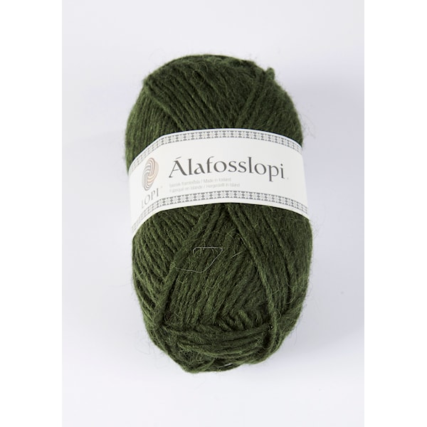 Álafosslopi Garn Ull 100 g Grön Istex (1231)