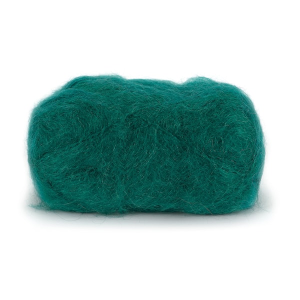 Dale Garn Line Langmo Påfugl Mohair Mix 50 g Grön 7872