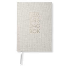 Paperstyle 5-Års Dagbok A5 Textil Natur