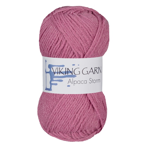 Alpaca Storm 50 g Rosa 563 Viking Garn