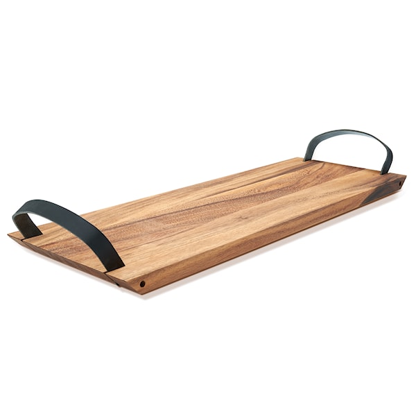 Ironwood Gourmet Serveringsbräda Med Läderhandtag 62 x 21.5 cm Acaciaträ Ironwood Gourmet Serveringsbräda Med Läderhandtag 62 x 21.5 cm Acaciaträ