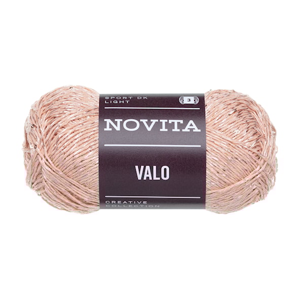 Valo Paljettgarn50g Tidløs 5191 Novita