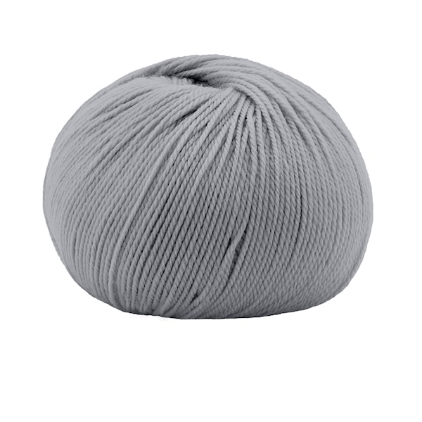 Vip merino/kasjmir garn 50 gr GRIGIO MEDIO Lana Gatto