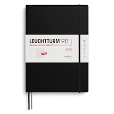 Weekly Planner & Notebook 2026 A4+ Black Leuchtturm1917