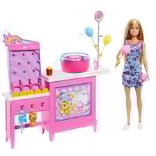 Barbie Mysterier Treats & Games Sockervaddsstånd Lekset med Docka