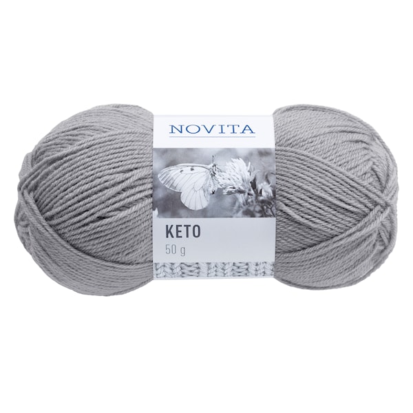 Novita Keto Garn Akrylmix 50 g sten 447
