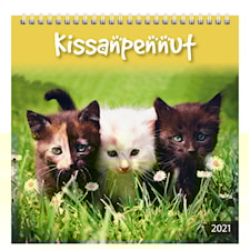Seinäkalenteri 2021 Kissanpennut Burde