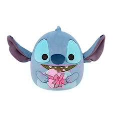 Squishmallows 20 cm Disney Stitch med Hjärta