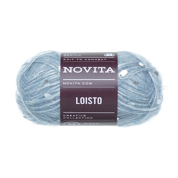 Loisto Paljettgarn 50g Nostalgi 1591 Novita