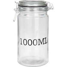 Säilytyspurkki Lasi 1000 ml