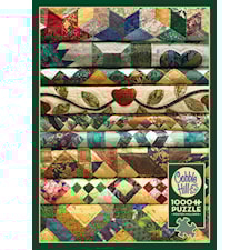 Pussel Grandma's Quilts Random Cut - 1000 bitar, Cobble Hill