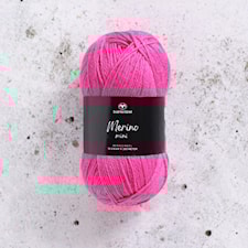 Merino Mini 50g Rose Riot (15) Svarta Fåret