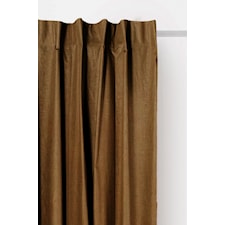 Himla Ebba Gardin Med Veckband Lin/Bomull 145 x 290 cm Taupe