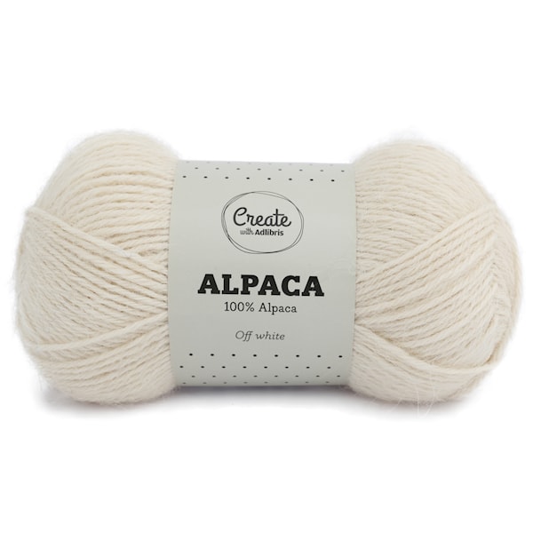 Adlibris Alpakkalanka 50g Off White A001