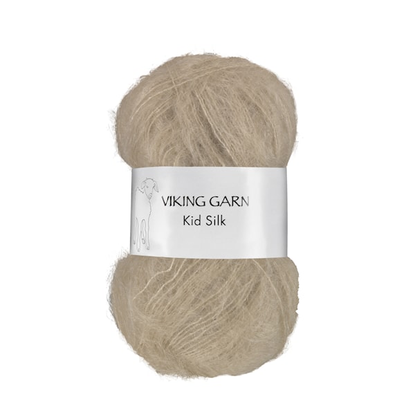 Kid/Silk Garn 25 g Beige 306 Viking Garn