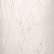 Flora Uni Colour Garn Ullmix 50 g White 02 Drops