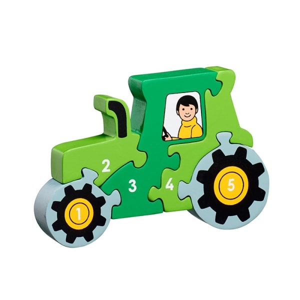 Puslespill Traktor 1-5 Lanka Kade